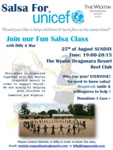 Salsa for Unicef_poster