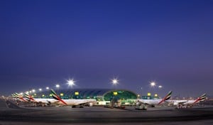 100 - Emirates -Terminal 3 at dawn