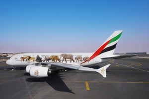 45 - Emirates message United for Wildlife A380s-Image-1