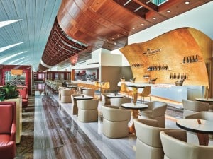 Emirates Business Class lounge at Dubai Int Airport - 4