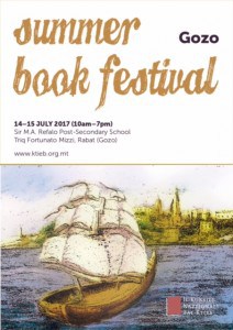 Summer Book Fest 2017 poster with timings