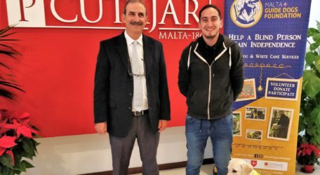 Josanne Cassar P Cutajar Foundation Meets Its Guide Dog Puppy